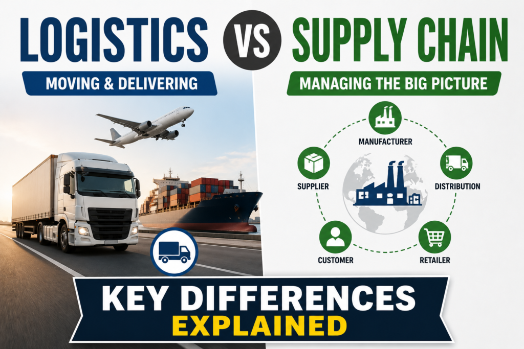 Logistics vs Supply Chain